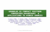 GRANULAR VS COMPACT POSITRON CONVERTERS:ADVANTAGES & APPLICATIONS TO HYBRID SOURCES X.Artru (IPNL), R.Chehab (IPNL), M.Chevallier (IPNL), O.Dadoun (LAL),