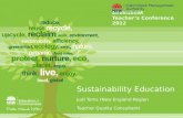 Sustainability Education Judi Toms (New England Region Teacher Quality Consultant)