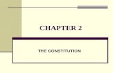 CHAPTER 2 THE CONSTITUTION. I. ORIGINS OF THE CONSTITUTION: THE PROBLEM OF LIBERTY A. English heritage concept of limited government Magna Carta (1215)