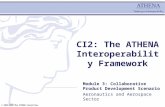 © 2005-2006 The ATHENA Consortium. CI2: The ATHENA Interoperability Framework Module 3: Collaborative Product Development Scenario Aeronautics and Aerospace.