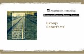 Group Benefits. Transition to Manulife Health & Dental WIB Life & Accident Insurance Optional Life Insurance January 1, 2004.