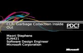 CLR: Garbage Collection Inside Out Maoni Stephens FUN421 Software Design Engineer Microsoft Corporation.