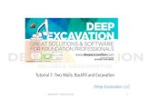 Tutorial 7: Two Walls: Backfill and Excavation Deep Excavation LLC DeepEX 2015 – Advanced course1.