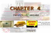 INDUSTRIAL HAZARD CHAPTER 4. CONTENTErgonomics Health and Toxic Substances Environmental Control and Noise Flammable and Explosive Materials Fire Protection.