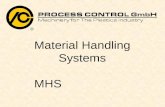Material Handling Systems MHS. 2 Material Handling Systems (MHS) Material handling systems are an important part of an extrusion line. Their job is to.