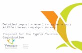 Detailed report – Wave 2 ( 4 th quarter of 2011 ) Ad Effectiveness campaign - Germany Prepared for the Cyprus Tourism Organisation.