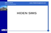 Hiden Analytical Instruments for exact science  HIDEN SIMS.