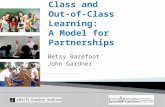 Betsy Barefoot John Gardner. Integrative Learning.