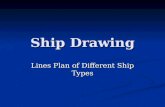 Ship Drawing Lines Plan of Different Ship Types. Ship Types & Hull Forms Ships can be Classified by their usage into: Ships can be Classified by their.