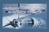 Software Considerations in Airborne Systems Koray İnçki Spring 2009.