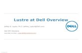 Lustre at Dell Overview Jeffrey B. Layton, Ph.D. (Jeffrey_Layton@Dell.com) Dell HPC Solutions  | .