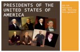 US-VA History SOL Review Assignment PRESIDENTS OF THE UNITED STATES OF AMERICA.