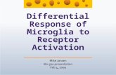 Differential Response of Microglia to Receptor Activation.