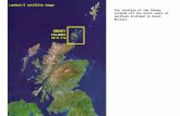 Landsat-5 satellite image + ORKNEY ISLANDS 59°N 3°W The location of the Orkney Islands off the north coast of northern Scotland in Great Britain.