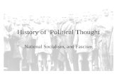 History of Political Thought National Socialism, and Fascism.