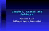 Gadgets, Gizmos and Guidance Rebecca Case Epilepsy Nurse Specialist.