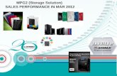 MPG2 (Storage Solution) SALES PERFORMANCE IN MAR 2012.