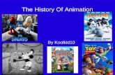 The History Of Animation By Koolkid10. Animation  Cut Out Animation  Drawn Animation  Computer Animation  Stop Motion Animation Animation has changed.