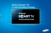 Confidential 2012 Smart TV > Communication Strategy.