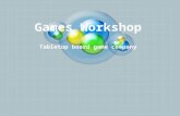 Games Workshop Tabletop board game company. Introduction 1.Background 2.Target Audience 3.Key Communication 4.PR Objectives 5.PR Strategies 6.Target Press.