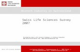 Swiss Life Sciences Database c/o Venture Valuation | Kasernenstrasse 11 | 8004 Zürich |  | info@venturevaluation.com Biotech Industry.
