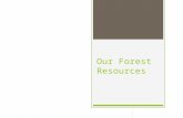 Our Forest Resources. Forest Facts  Canada’s most abundant renewable resource  Canada owns 10% of the global forest  Continuous band of forest stretches.