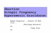 Abortion Ectopic Pregnancy Hyperemesis Gravidarum Women Hospital, School of Medical, ZheJiang University Yang Xiao Fu.