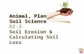 Animal, Plant & Soil ScienceAnimal, Plant & Soil Science D2-3 Soil Erosion & Calculating Soil Loss.