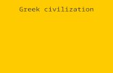 Greek civilization. Greek geography Archaic Period.