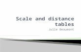 Julie Beaumont.  Work out dimensions from a scale drawing  Work out distance using a scale on a map  Take part in a scale measurement quiz.