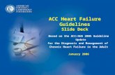 ACC Heart Failure Guidelines Slide Deck Based on the ACC/AHA 2005 Guideline Update for the Diagnosis and Management of Chronic Heart Failure in the Adult.