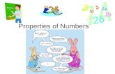 Properties of Numbers. Multiples and Factors Learning Goals Identify prime, composite, square, even and odd numbers. Determine if one number is a factor.
