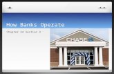 How Banks Operate Chapter 24 Section 3. Words to Know Checking Account: An account in which deposited money can be withdrawn at any time by writing a.