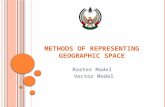 M ETHODS OF REPRESENTING GEOGRAPHIC SPACE Raster Model Vector Model.