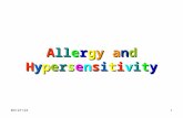 8/23/20151 Allergy and Hypersensitivity. 8/23/20152 Introduction  Allergy is an altered reactivity to antigenic stimulation.  von Pirquet intended that.