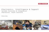 Electronics, Intelligence & Support Systems Solutions & Integration Charleston, South Carolina Overview.