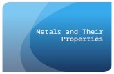 Metals and Their Properties. Families Columns of elements are called groups or families. Elements in each family have similar but not identical.