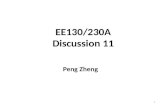 EE130/230A Discussion 11 Peng Zheng 1. Sample MOSFET I-V problem-Quiz 5 SP2013 2.
