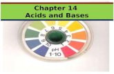 Chapter 14 Acids and Bases. Chapter 14 Section 1 – Properties of Acids and Bases Section 2 – Acid Base Theories Section 3 – Acid Base Reactions.
