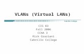 VLANs (Virtual LANs) CIS 83 Fall 2006 CCNA 3 Rick Graziani Cabrillo College.