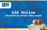 U3A Online Education by and for older people  1.