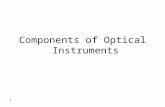 1 Components of Optical Instruments. 2 Spectroscopic methods are based on either: 1. Absorption 2. Emission 3. Scattering Spectroscopic instruments dependent.