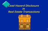 1 Lead Hazard Disclosure in Real Estate Transactions.