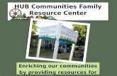 HUB Communities Family Resource Center Enriching our communities by providing resources for all.