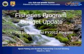 U.S. Fish and Wildlife Service Fisheries and Aquatic Resources Conservation Fisheries Program Budget Update FY2011 Update and FY2012 Request Sport Fishing.