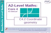 © Boardworks Ltd 2006 1 of 29 © Boardworks Ltd 2006 1 of 29 A2-Level Maths: Core 4 for Edexcel C4.2 Coordinate geometry This icon indicates the slide contains.