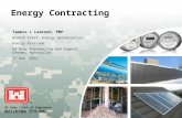 US Army Corps of Engineers BUILDING STRONG ® Energy Contracting Tammie L Learned, PMP Branch Chief, Energy Optimization Energy Division US Army Engineering.