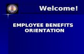 Welcome! EMPLOYEE BENEFITS ORIENTATION. Benefits Wading into the world of benefits can be daunting. This orientation is designed to guide you through.
