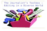The Journalist’s Toolbox – Editing in a Diverse World.