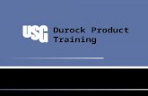 Durock Product Training. 2 Agenda Product information Packaging Industry overview Questions.